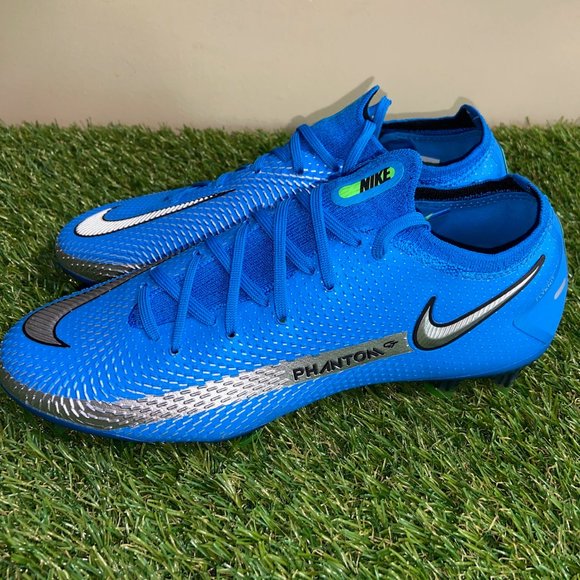 Nike Phantom GT Elite FG Blue Soccer Cleats CK8439-401 Men 5.5 Wmn 7 Bosnia NEW main image 8